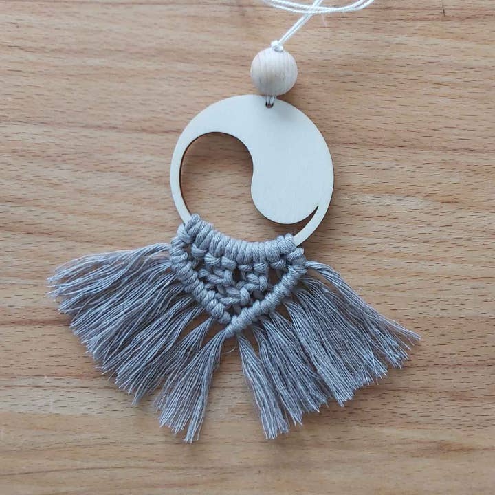 Familienmomente - Wholesale DIY Craft Kit - DIY Set Macrame Aroma Pendant Yin & Yang5