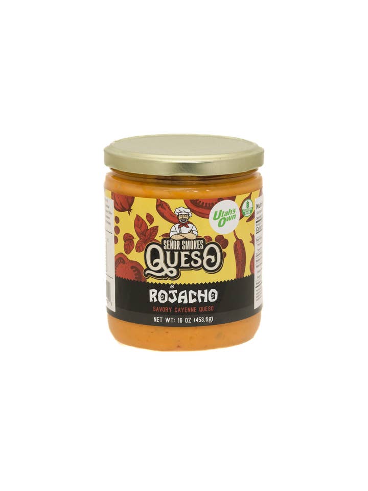 Rojacho - Savory Cayenne Queso for wholesale by Senor Smoke Salsa