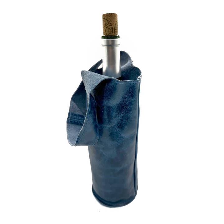 Vicki Jean Leather Design Co. - Wholesale Wine Tote - Leather Wine Tote Bag