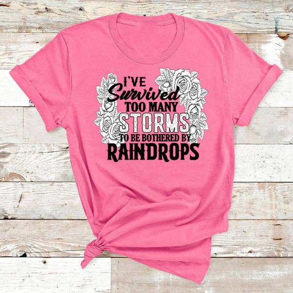 LA Shirt Company - Wholesale T-Shirt (Graphic) - Women's - I've survived too many storms - Graphic Tee Shirt
