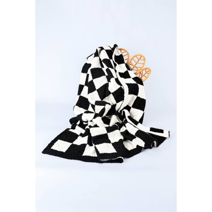 1 the Woman - Wholesale Throw Blanket - Plush Checkered Print Sofa Blanket 50*60inch6