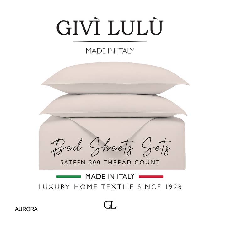 Conjunto de Capa de Edredão - aurora - 300 Fios Sólidos por atacado de Givì Lulù by Vittorio Ursini & Son