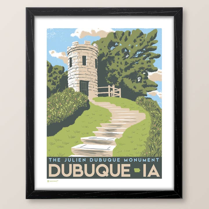 Imprimé Monument Dubuque pour la vente par Bozz Prints