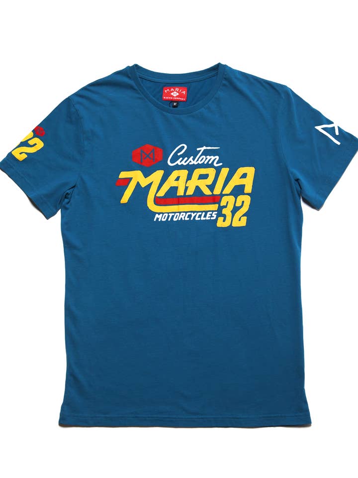 Camiseta - Circuito de Carreras - Azul - Edición Especial para venta al por mayor de Maria Riding Company