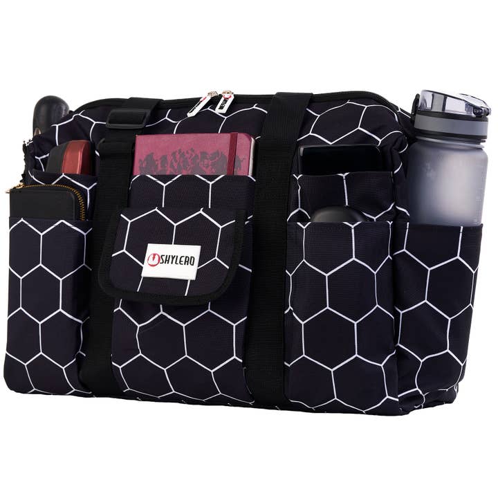 Nurse Bag and Utility Tote|Waterproof | Black Bee Hive for wholesale by SHYLERO