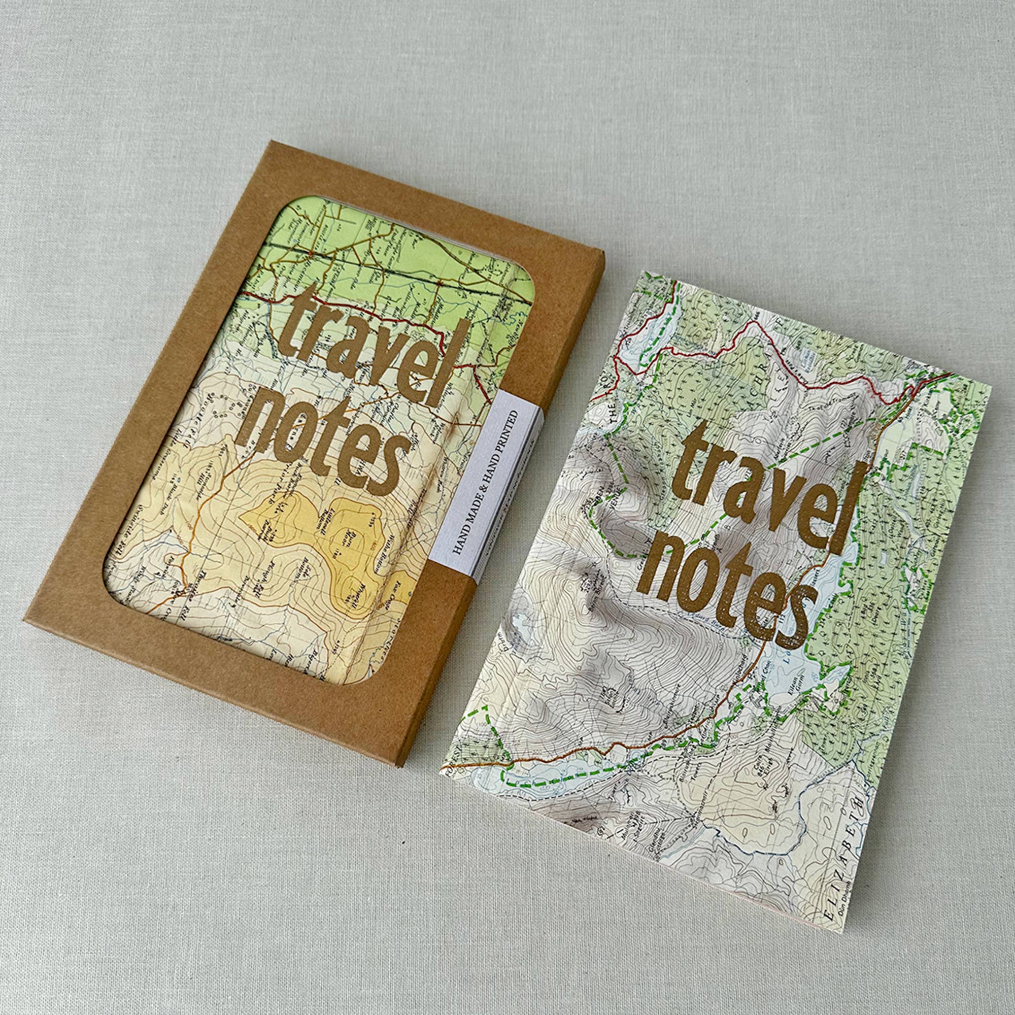 Sukie - Wholesale Notebook - Travel Notes Book Vintage Map Cover5