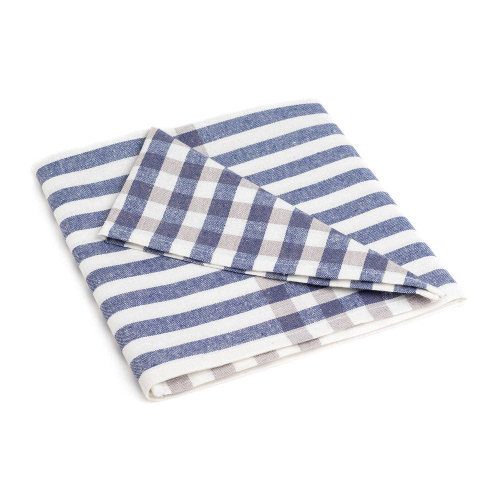 Grubentuch Beke-Marleen Hörmann UG – wholesale Tea towel – fjord stripes blue2
