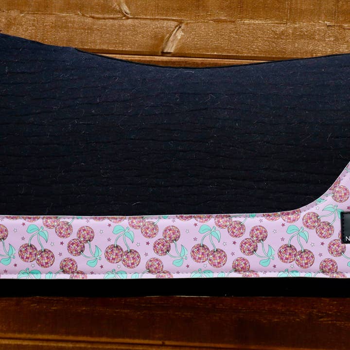 Neon Spur - Wholesale Horseback Riding Gear - Cherry Groove Wool Saddle Pad