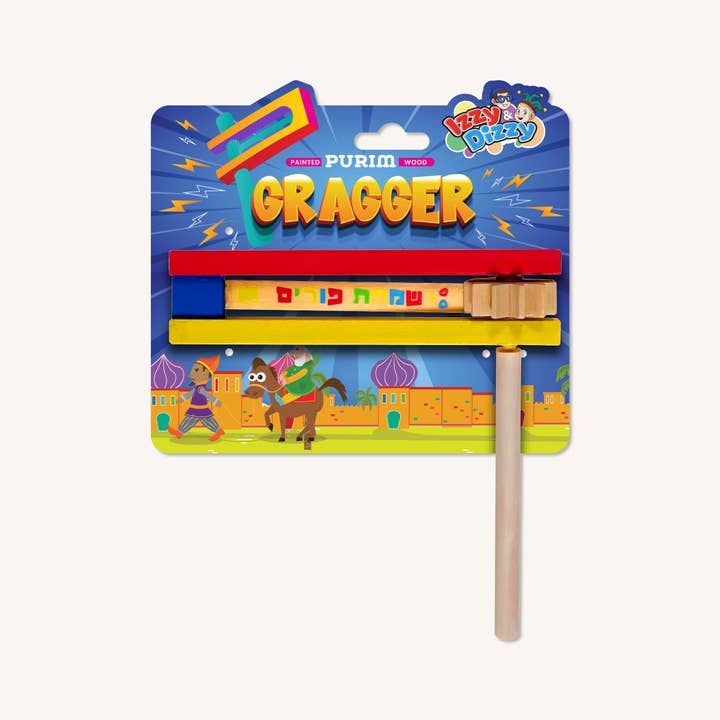 Ner Mitzvah - Wholesale Dreidel - Kids - Purim Gragger - Painted Wood - Assorted Colors1