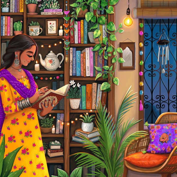 THOUSAND TALES | Artist: Farah Sharif for wholesale by Laila Luxury Puzzles