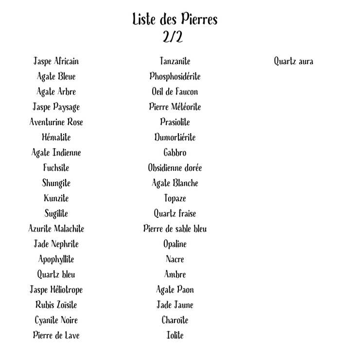 Les Moonettes - Wholesale Stationery/Notecard Set - 100 lithotherapy cards in a cotton pouch5