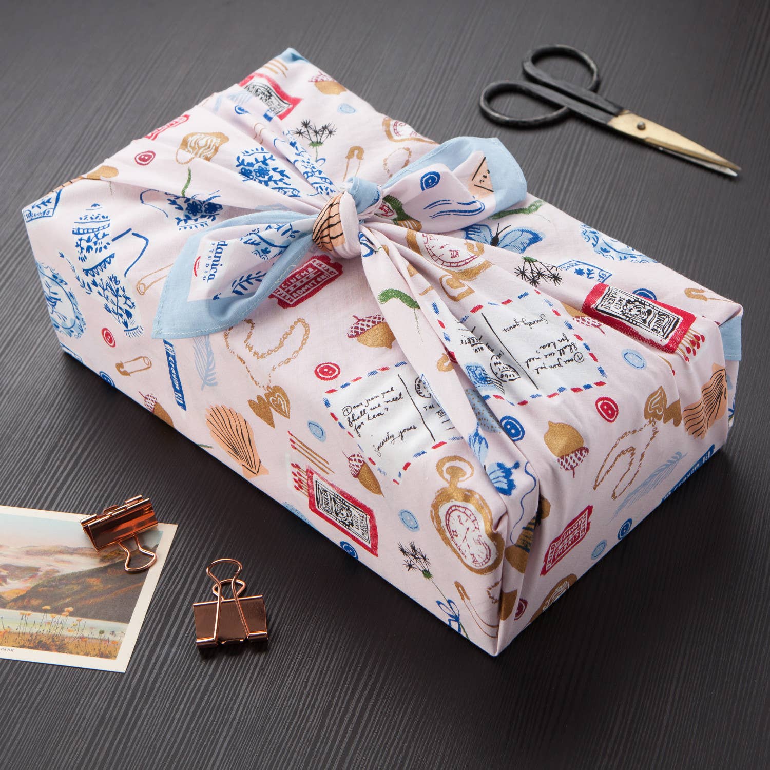 Danica Studio - Wholesale Flat Wrap - Danica Studio Recycled Reusable Gift Wrap Finders Keepers2