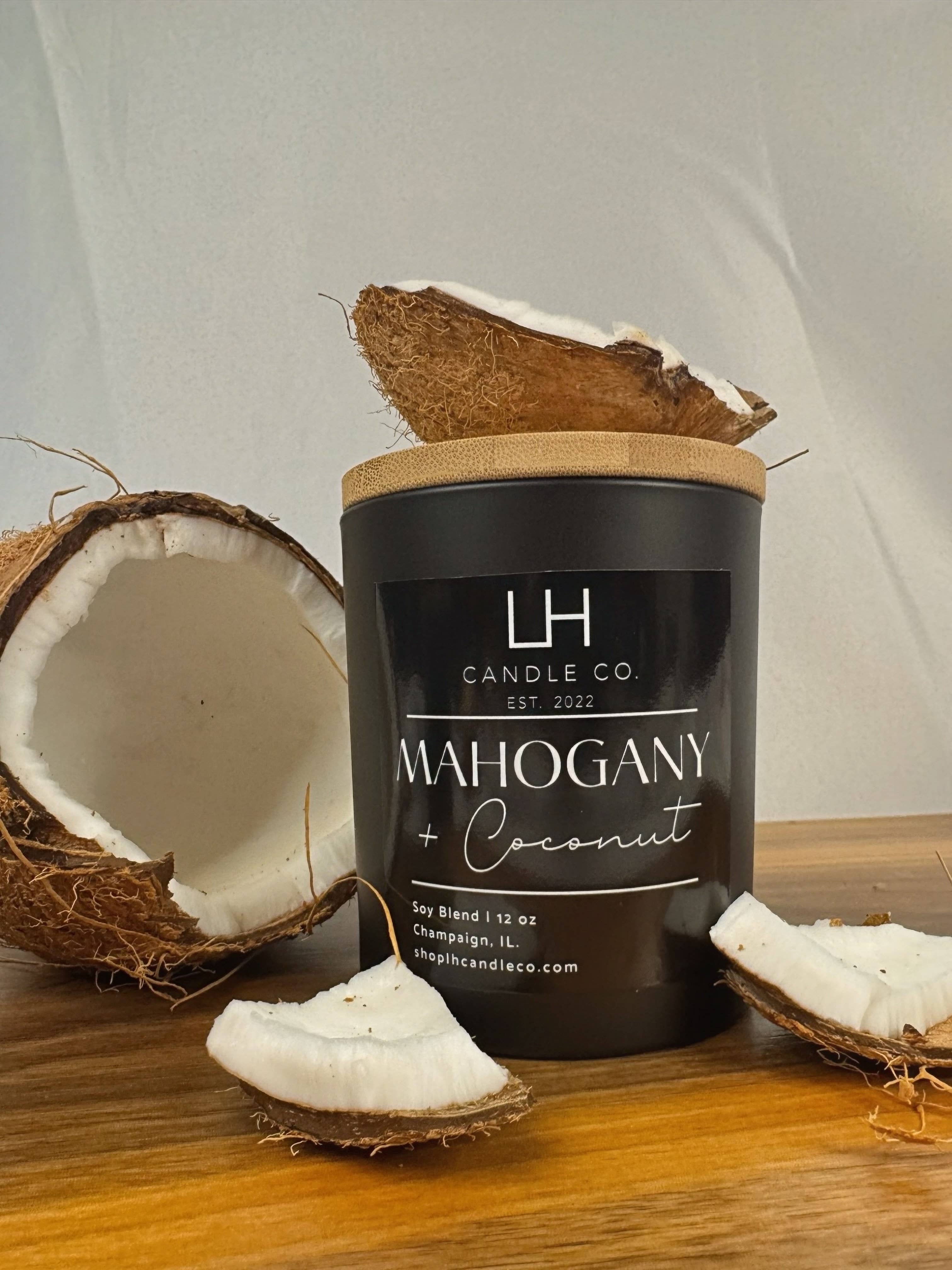 LH Candle Co. (Formerly LH Mercantile) - Wholesale Wax Melt - Mahogany + Coconut Wax Melt2