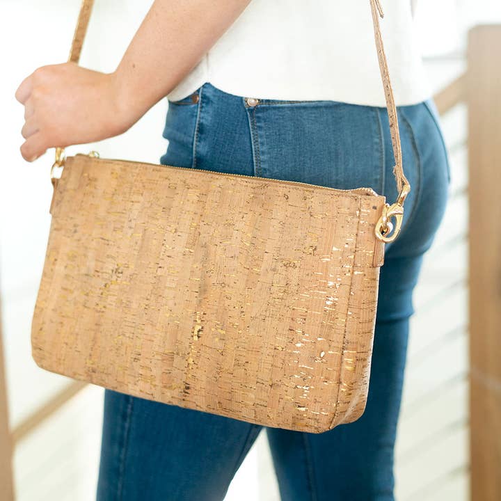Viv&Lou - Wholesale Crossbody Bag - Women's - Cork Hadley Purse1
