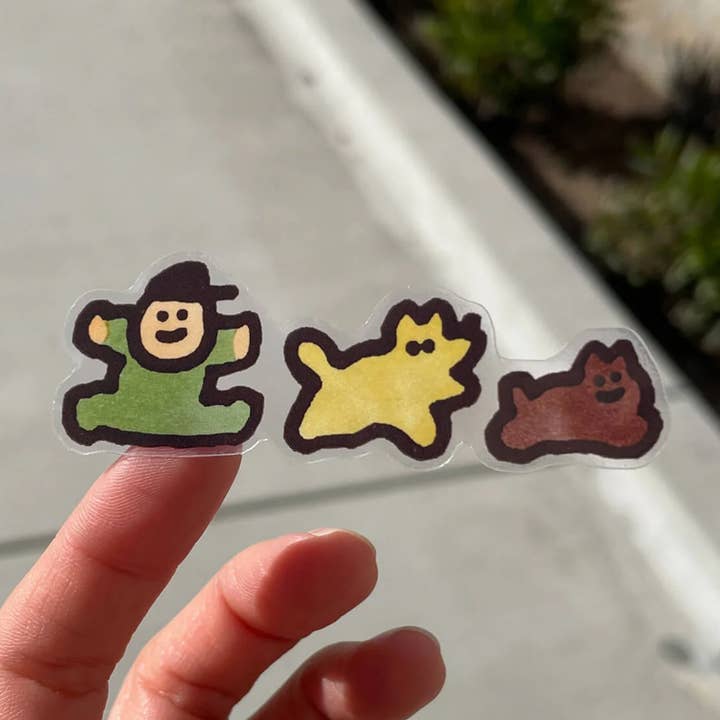 Sticker - Samen rennen voor wholesale door oitama