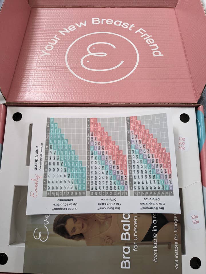 Evenly - Wholesale Bra Inserts - Women's - Evenly Sizing Set - 17 Sizes of Bra Inserts for Asymmetry