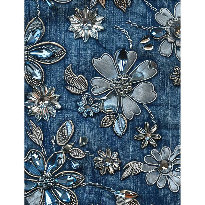 Craft Kreatively - Vendita all'ingrosso Attrezzature per lavoretti e fai da te - Carta di riso per découpage Cowgirl Denim - Formato A4 - 6 fogli per hobby creativi2