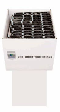 Living Concepts - Wholesale Toothpick - TOOTHPICKS 2PK 100 CT WOODEN FD2