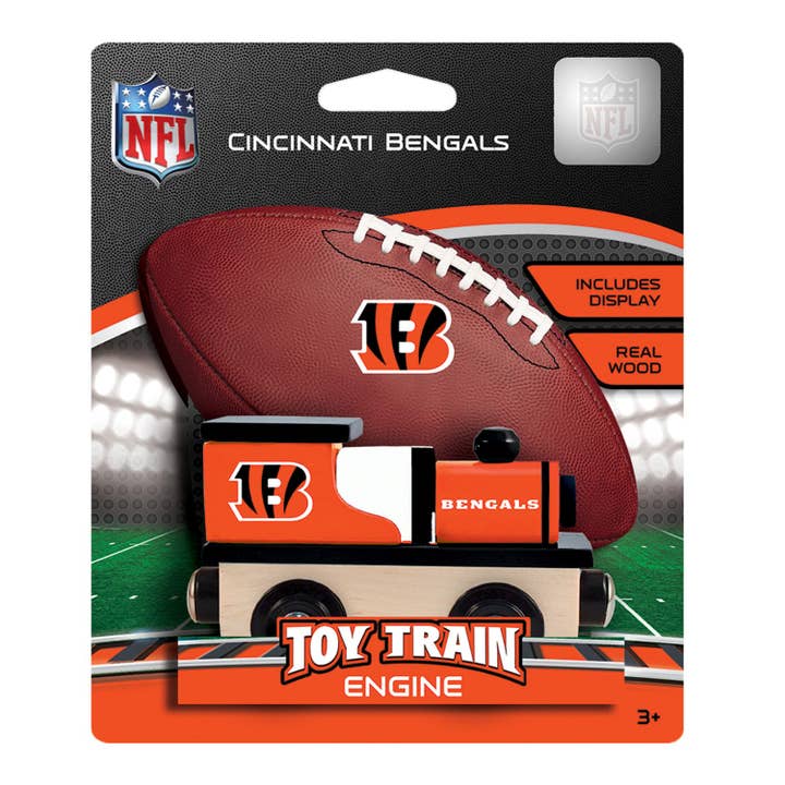 Masterpieces Puzzles - Wholesale Wood Toy - Kids - Cincinnati Bengals Toy Train Engine