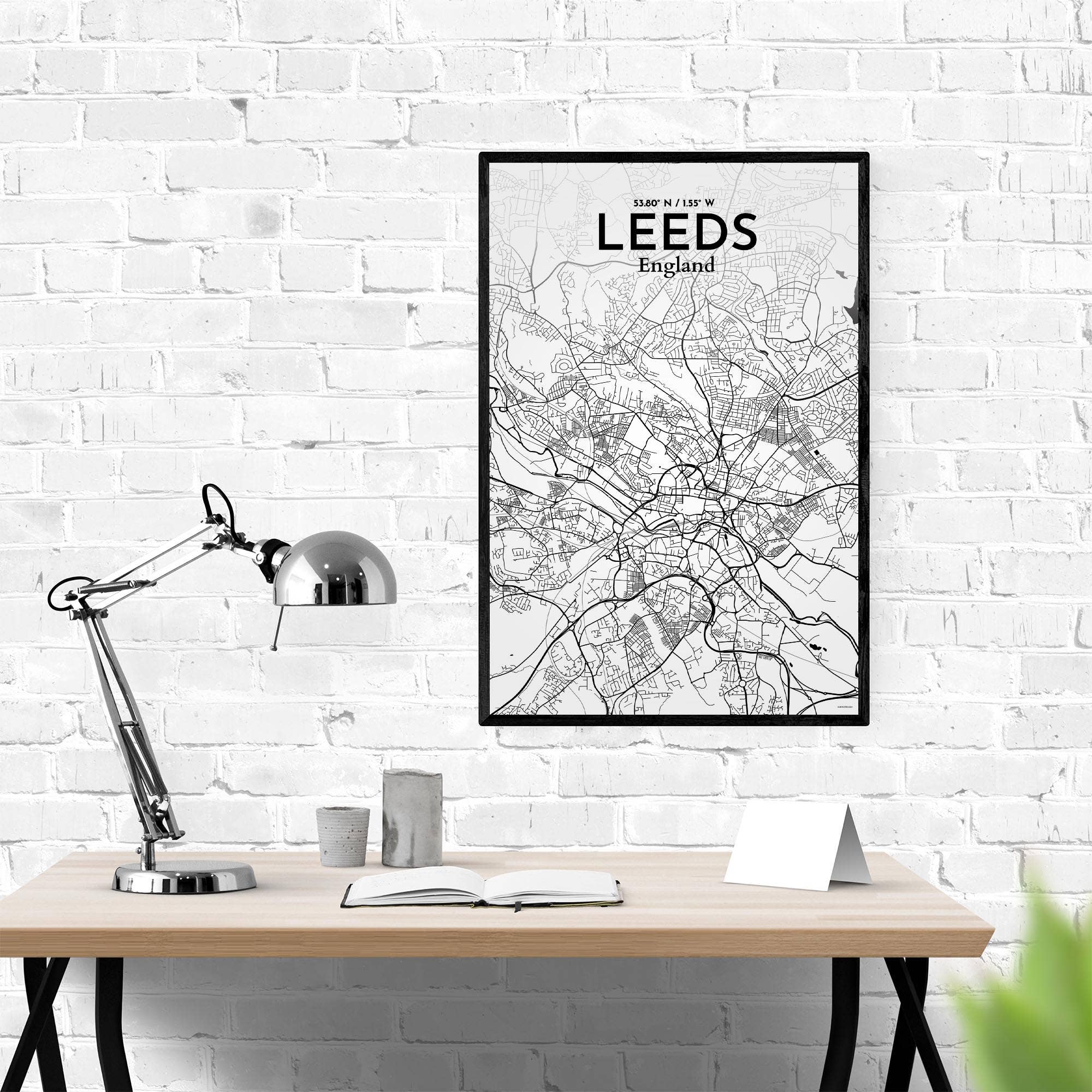 OurPoster.com – wholesale Poster – Leeds karta affisch238