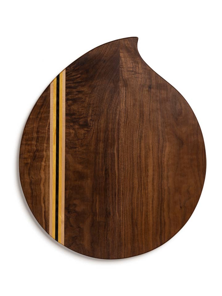Large Walnut Apostrophe Charcuterie and Cheese Board for wholesale by Pino Grande Woodworking