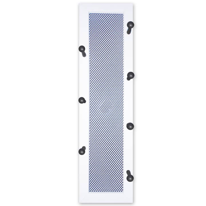 Porte-tasses à 7 piquets de Millwork Engineering, cadre blanc pour la vente par Trendy Decor 4U