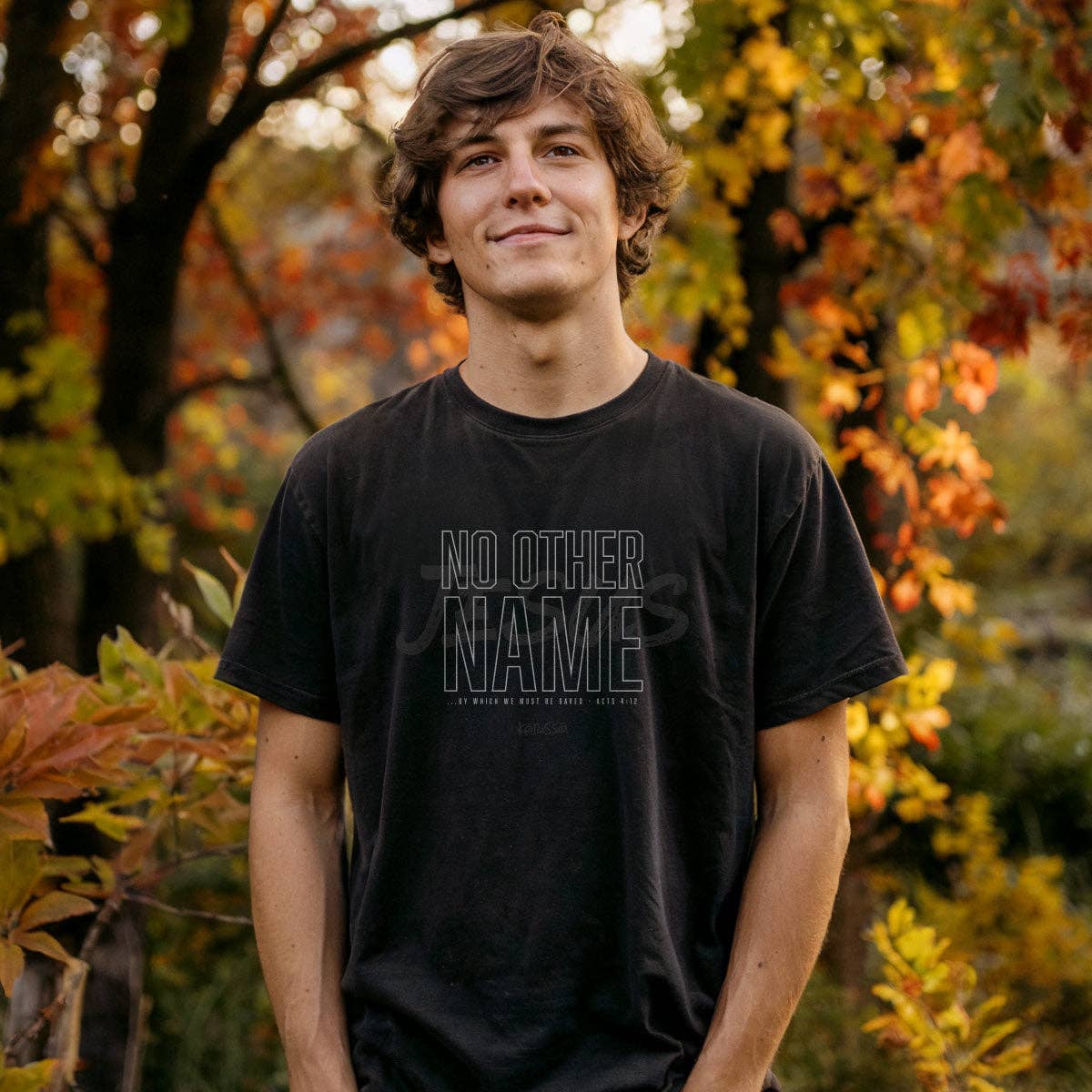Black Kerusso Christian T-Shirt No Other Name for wholesale on Faire0