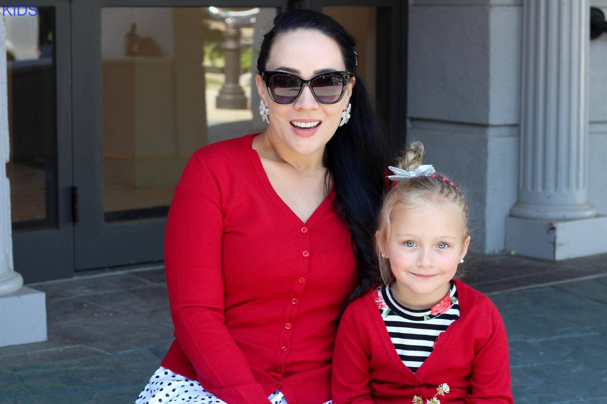 Mak - Wholesale Cardigan - Kids - Girl's Long Sleeve V neck Sweater Cardigan MK5178KID30