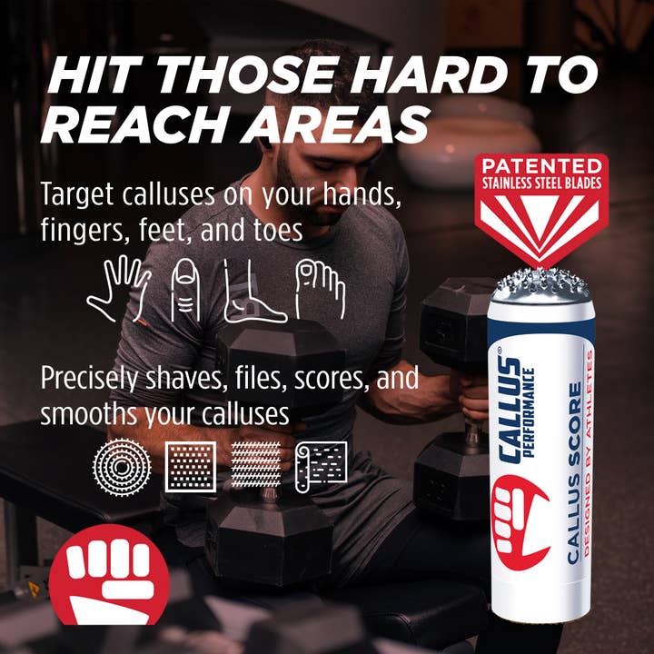Callus Performance – Engroshandel Scrub/polering af fødder – Callus Score - Præcisionsværktøj til fjernelse af hård hud6
