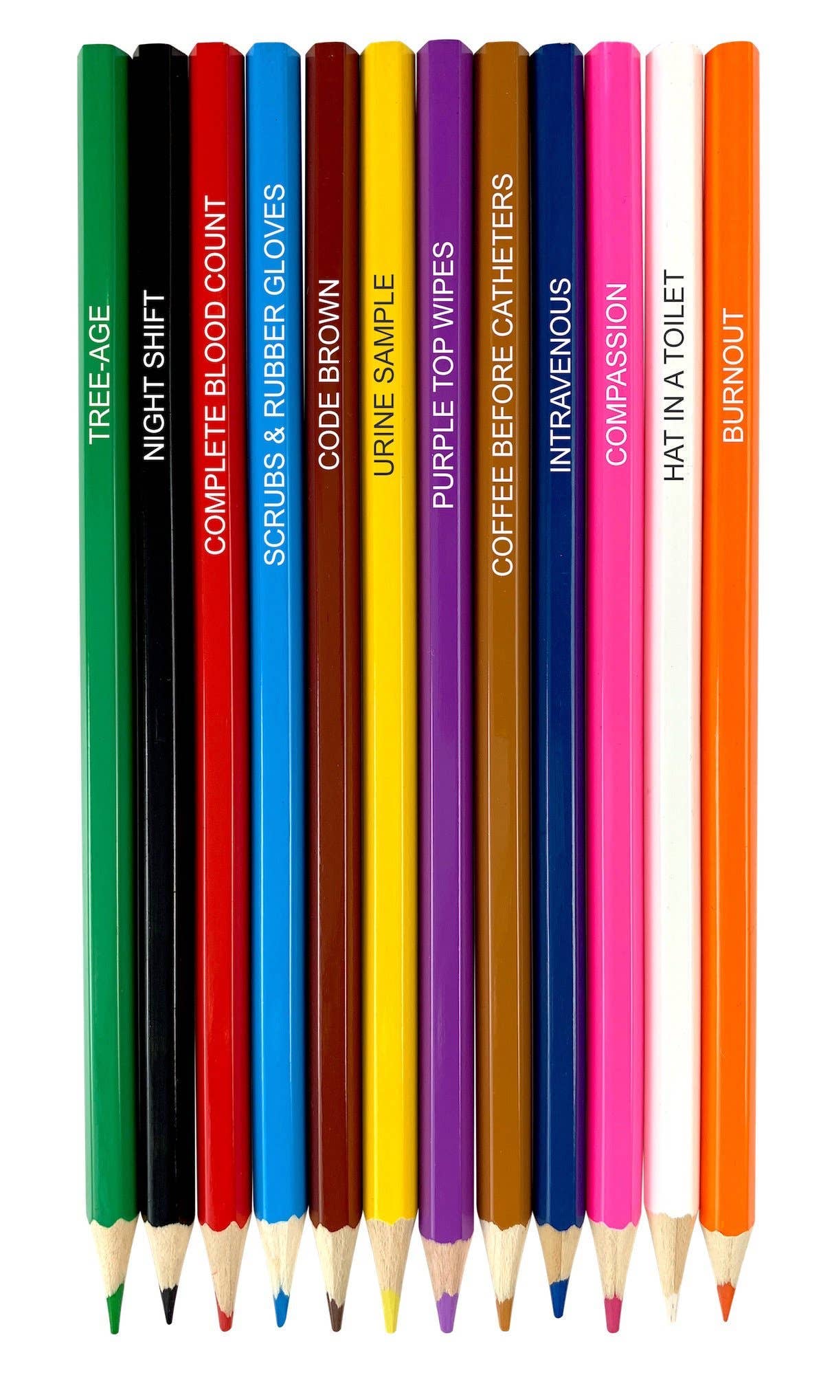 Pop Colors Colored Pencils and Coloring Sheets – wholesale Painting/drawing – Nurse Colors - Nurse Appreciation Colored Pencils9