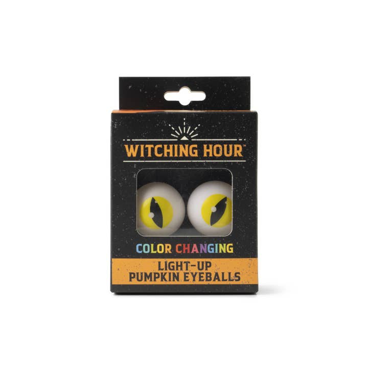DM Merchandising - Wholesale Outdoor Ornament/Decor - Halloween Witching Hour Light-Up Pumpkin Eyeballs