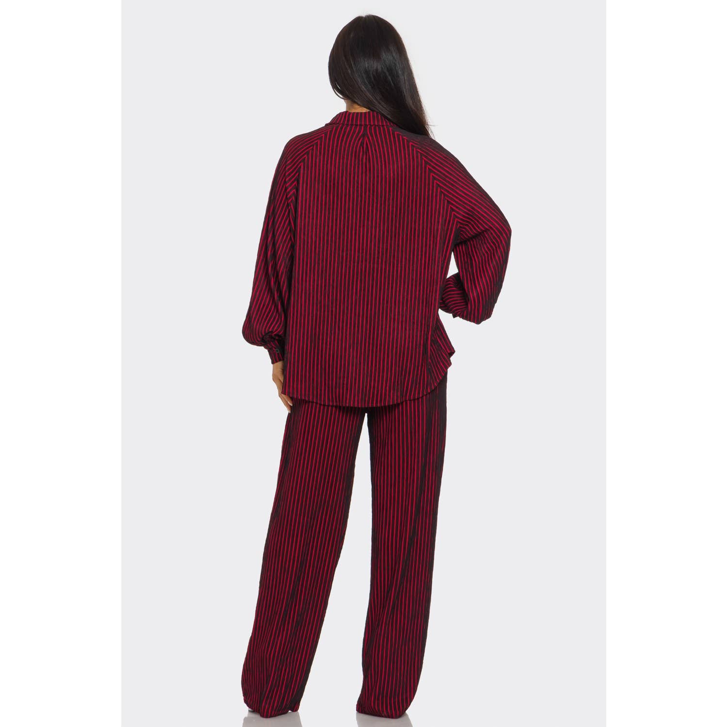 ITSSY - Wholesale Top & Pant Set (NOT Loungewear) - Women's - Button Down Shirt and Pant Set2
