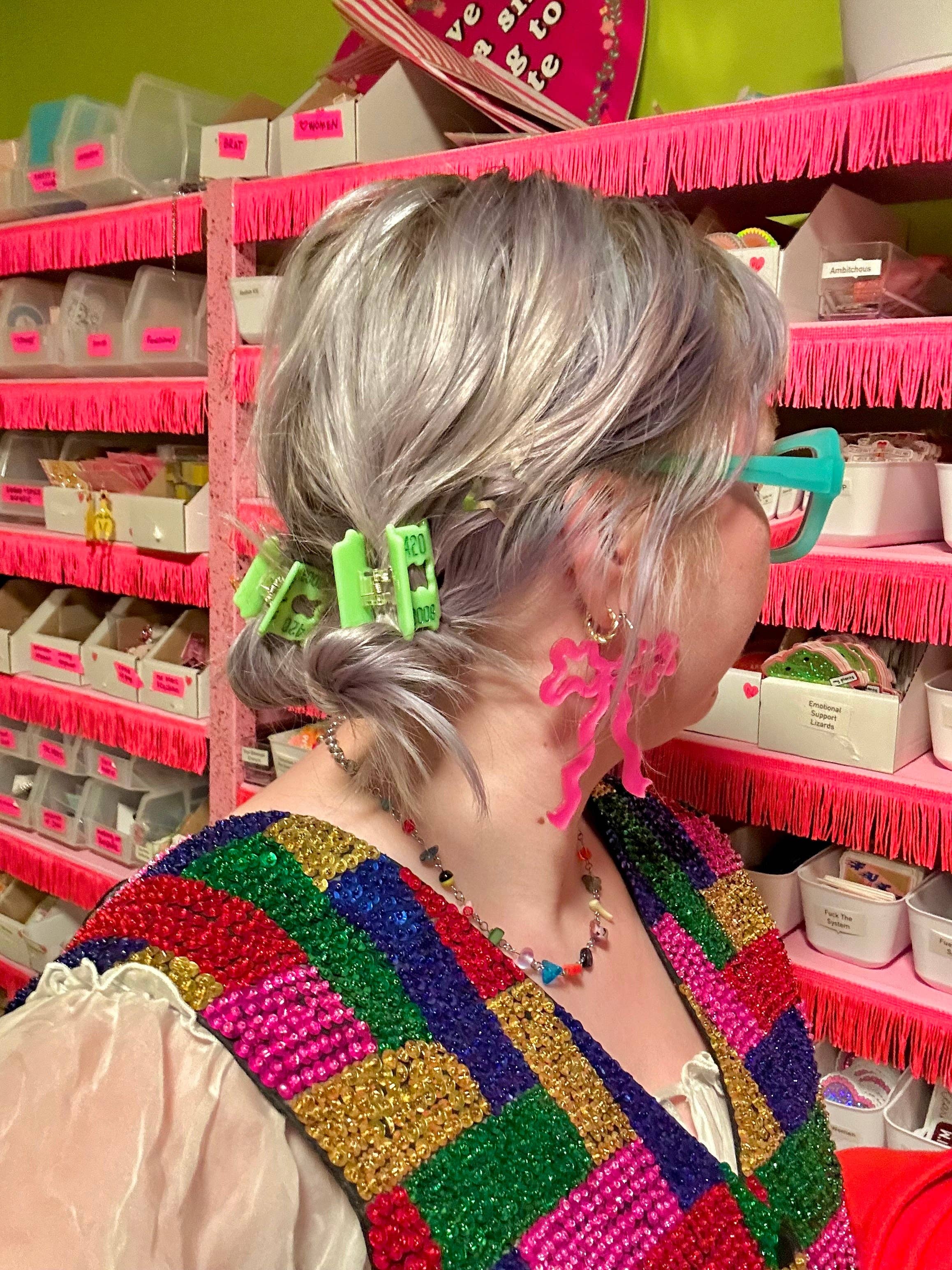 The Peach Fuzz - Wholesale Haaraccessoireset - Dames - Mini haarclip in broodclipstijl13