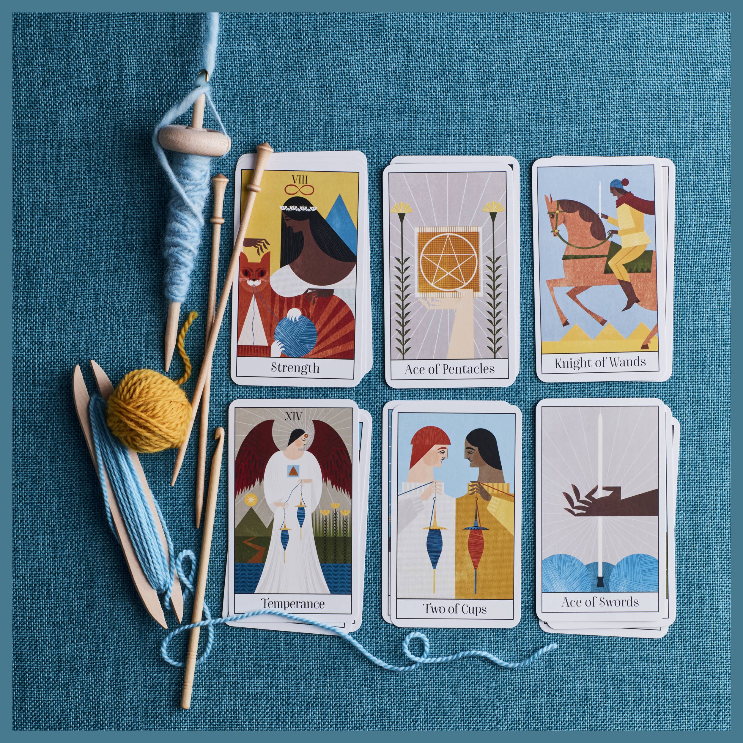 Mixed Media Resources LLC - Wholesale Tarot Cards - Yarn Tarot: For Crocheters, Knitters, Spinners, and Weavers4