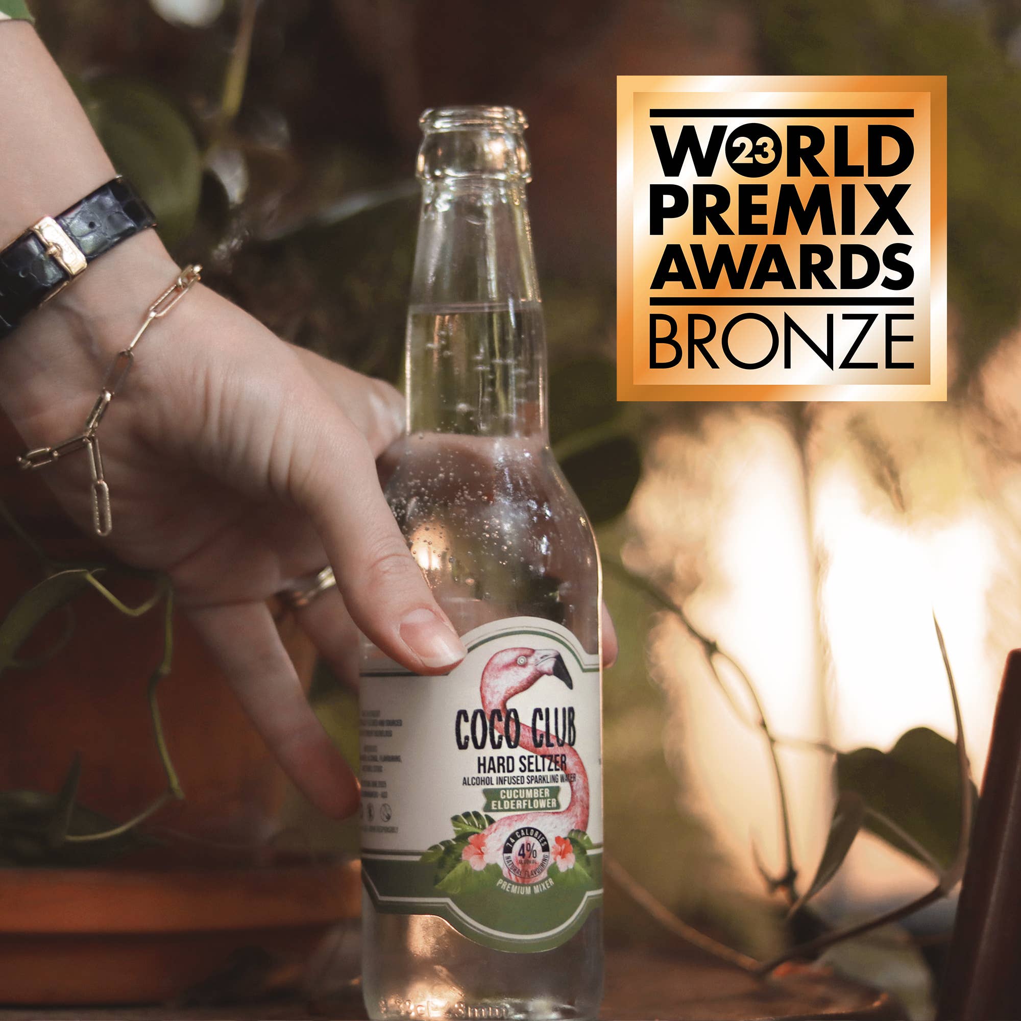 Coco Club - Wholesale Cocktail Mix/Syrup - Hard seltzer - Cucumber & Elderflower1