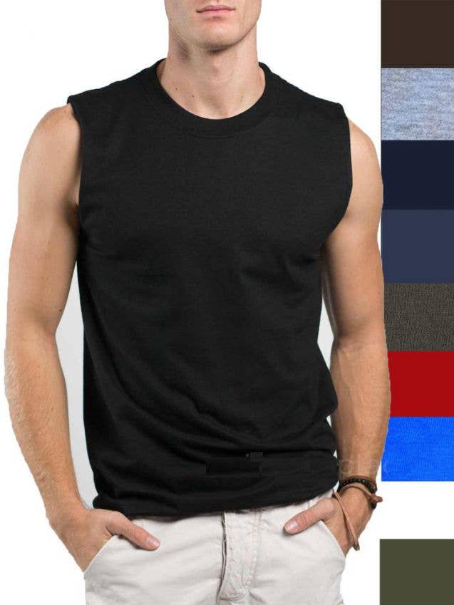 Herre Muskeltrøje Ærmeløse T-shirts for engroshandel hos WholesaleSmartbuyCom