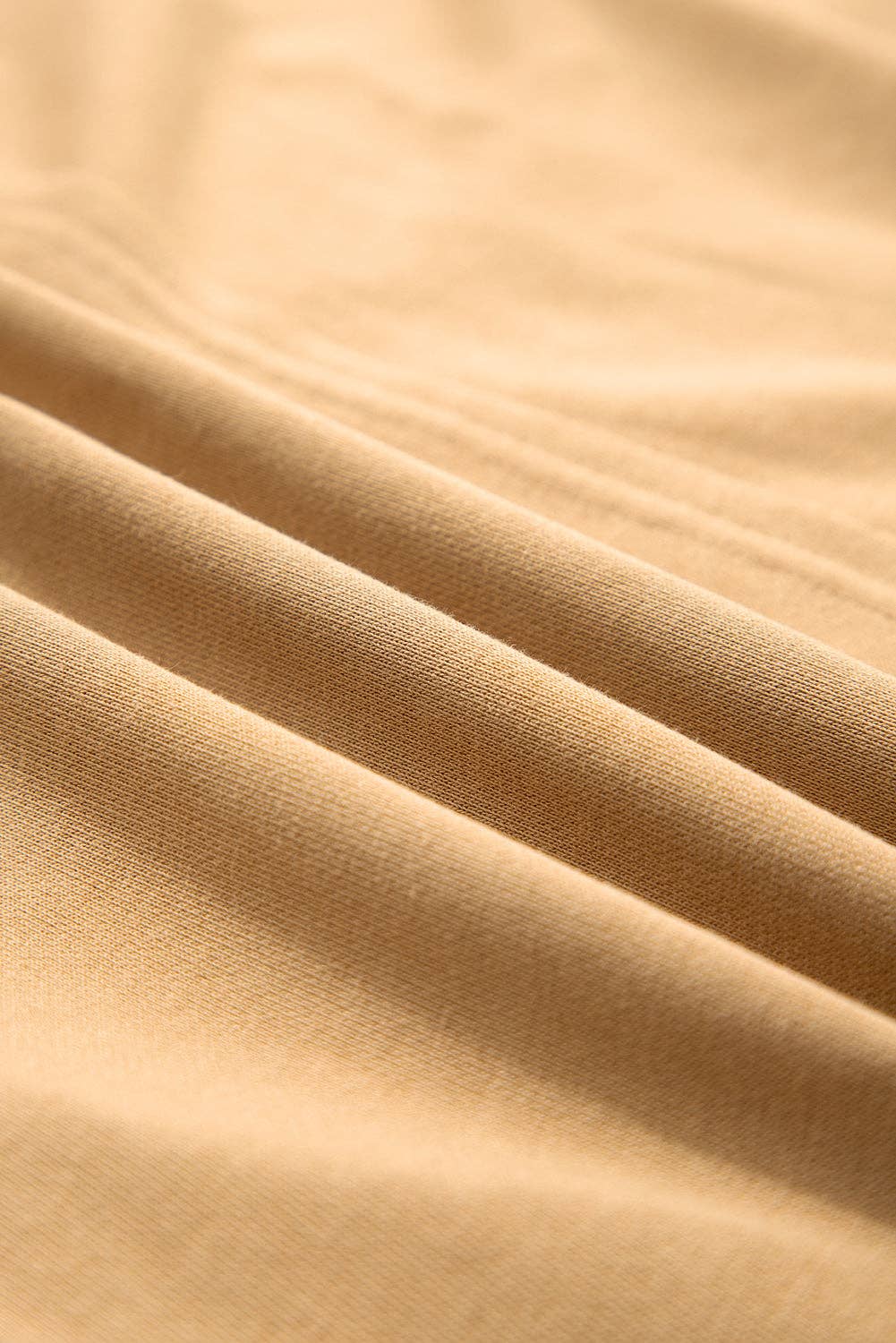 Straw Yellow Heart Stitch Reverse Seam Mineral Wash Sweatshirt for wholesale on Faire9