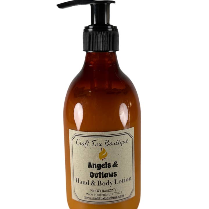 Angels & Outlaws 8oz Lotion voor wholesale door Craft Fox Boutique