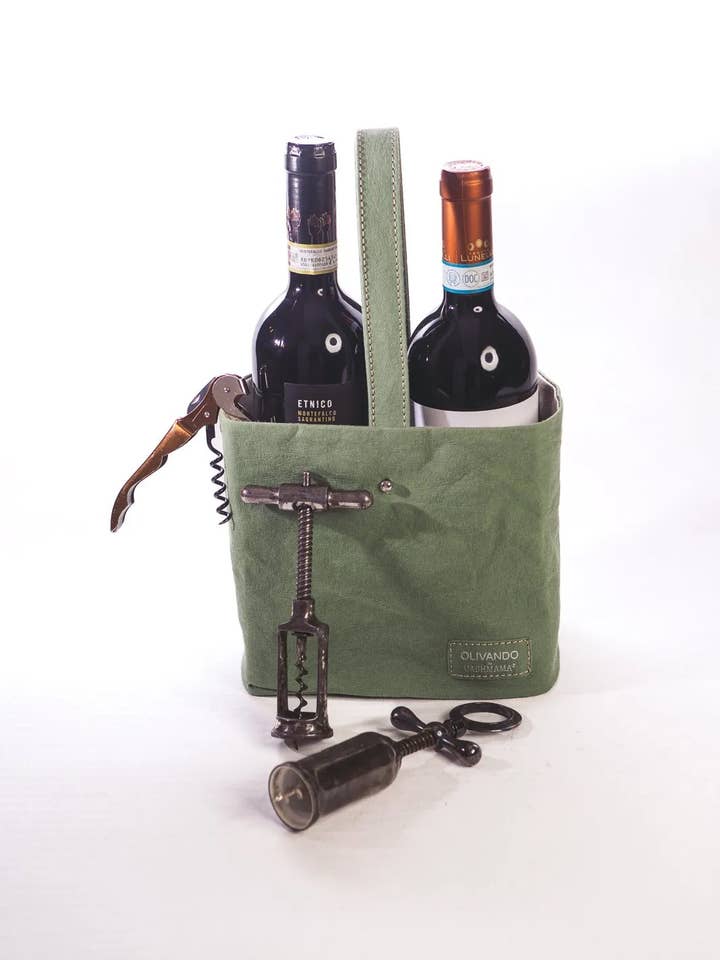 Bottle tote for wholesale by Olivando