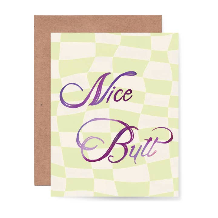 Nice Butt Card for wholesale by Bring Aloha