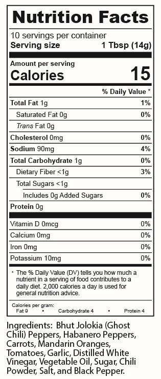 TorchBearer Sauces - Wholesale Hot Sauce - Zombie Apocalypse | 5oz Bottle | Veggie n Fruit | Heat 8/102
