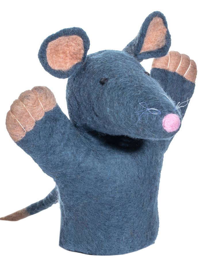 Hand Puppet Rat for wholesale by Silk Road Bazaar