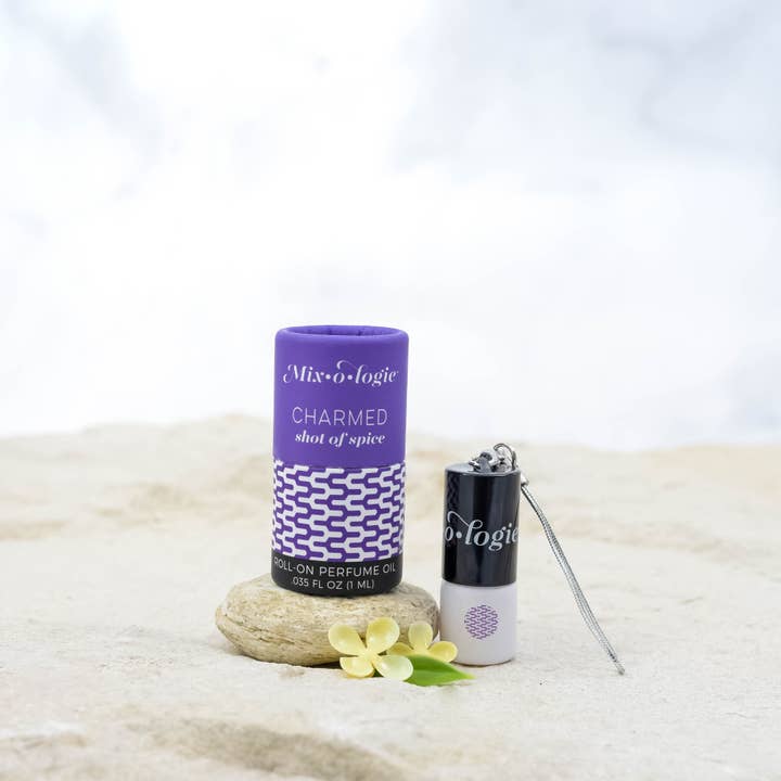 Mixologie - Wholesale Roll-On Fragrance - Charmed (shot of spice) - Keychain Mini Roll-On Perfume