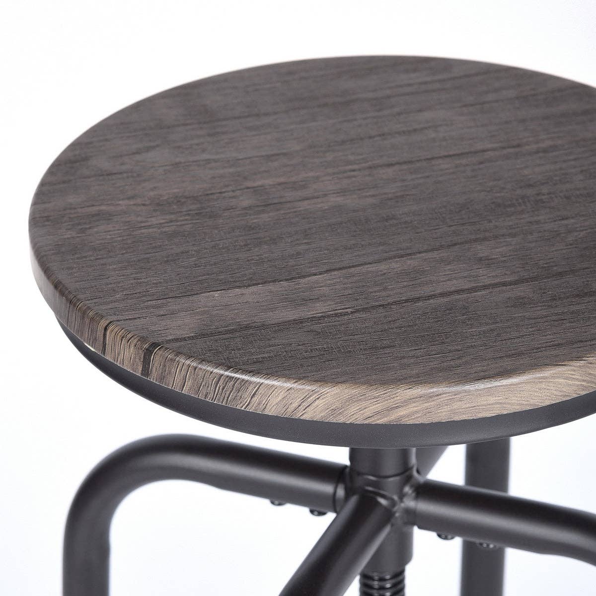 39F Inc. - Wholesale Stool - ANACLETUS 27''-30'' Adjustable Height Swivel Lift Bar Stools2