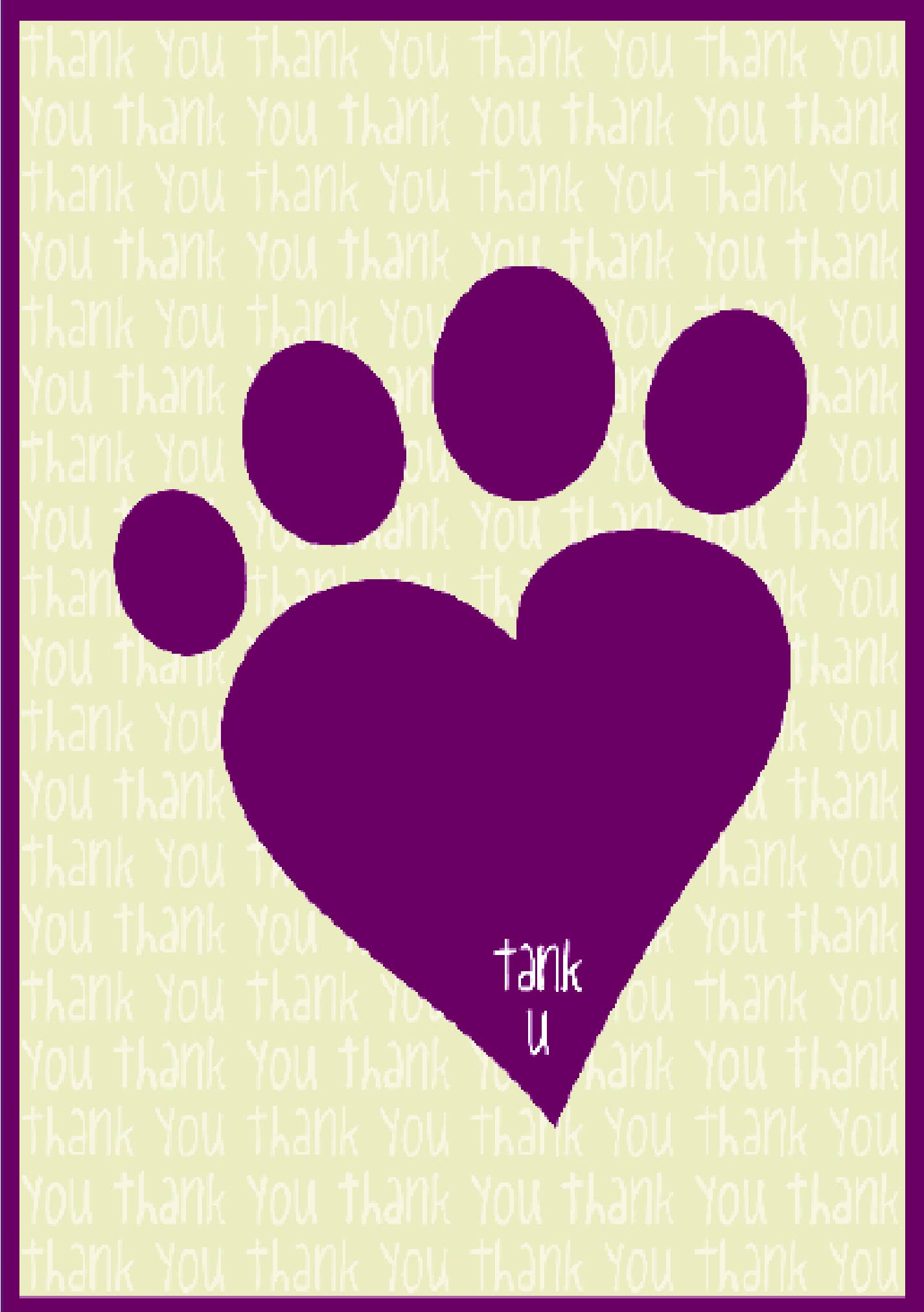 Dog Speak - Wholesale Bedanktkaartje - Bedankt - Tank U uit de grond van mijn hart3