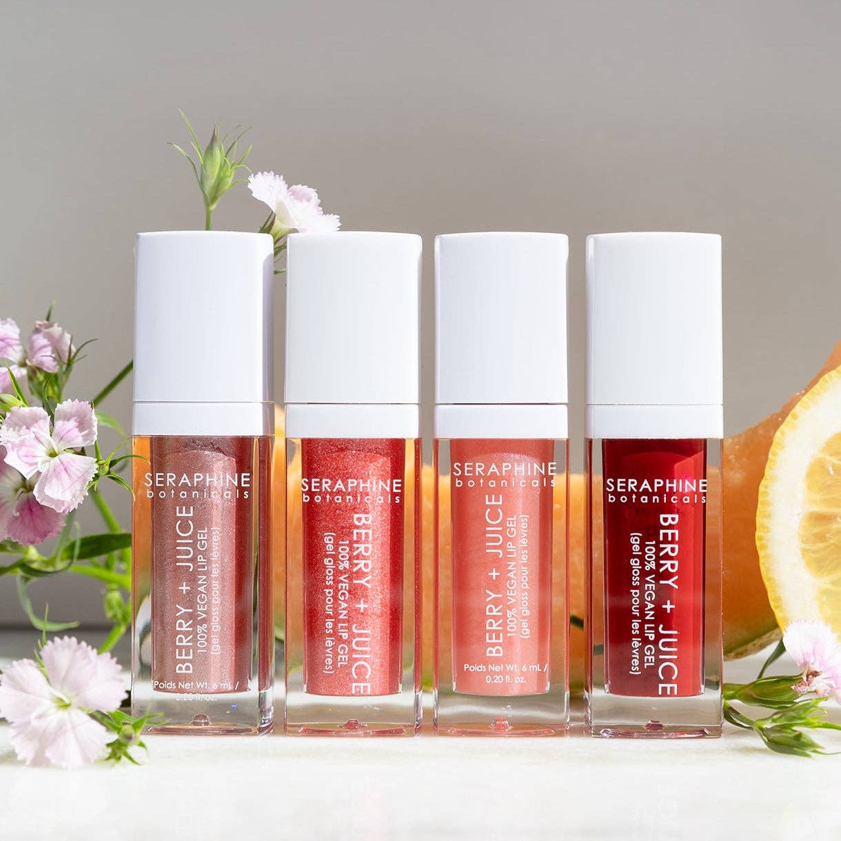 Seraphine Botanicals - Wholesale Lip Gloss - Berry + Juice - 100% Vegan Lip Gel15