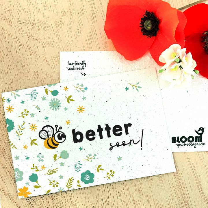 BLOOM your message - Wholesale Plant Seeds - Plantable growing cards (set) with bee-friendly flower seeds3