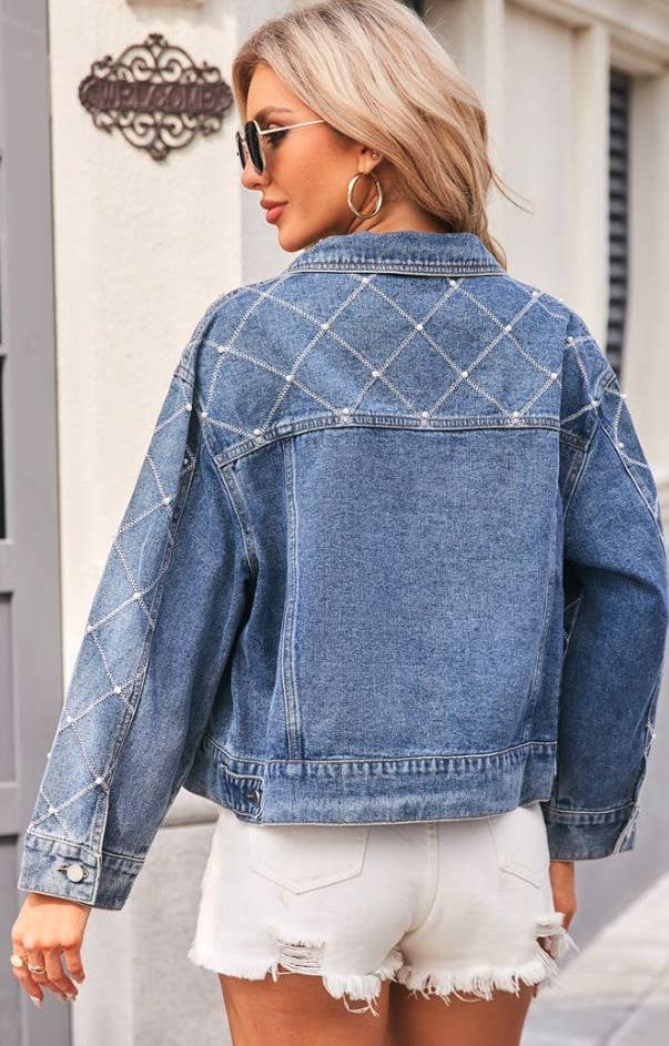 Blue Denim Jacket  for wholesale on Faire1