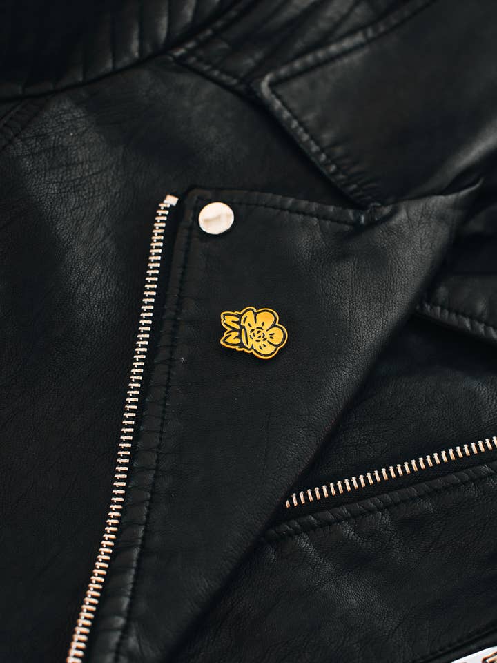 Buttercup Enamel Pins for wholesale by Houndstooth Design + Supply Co