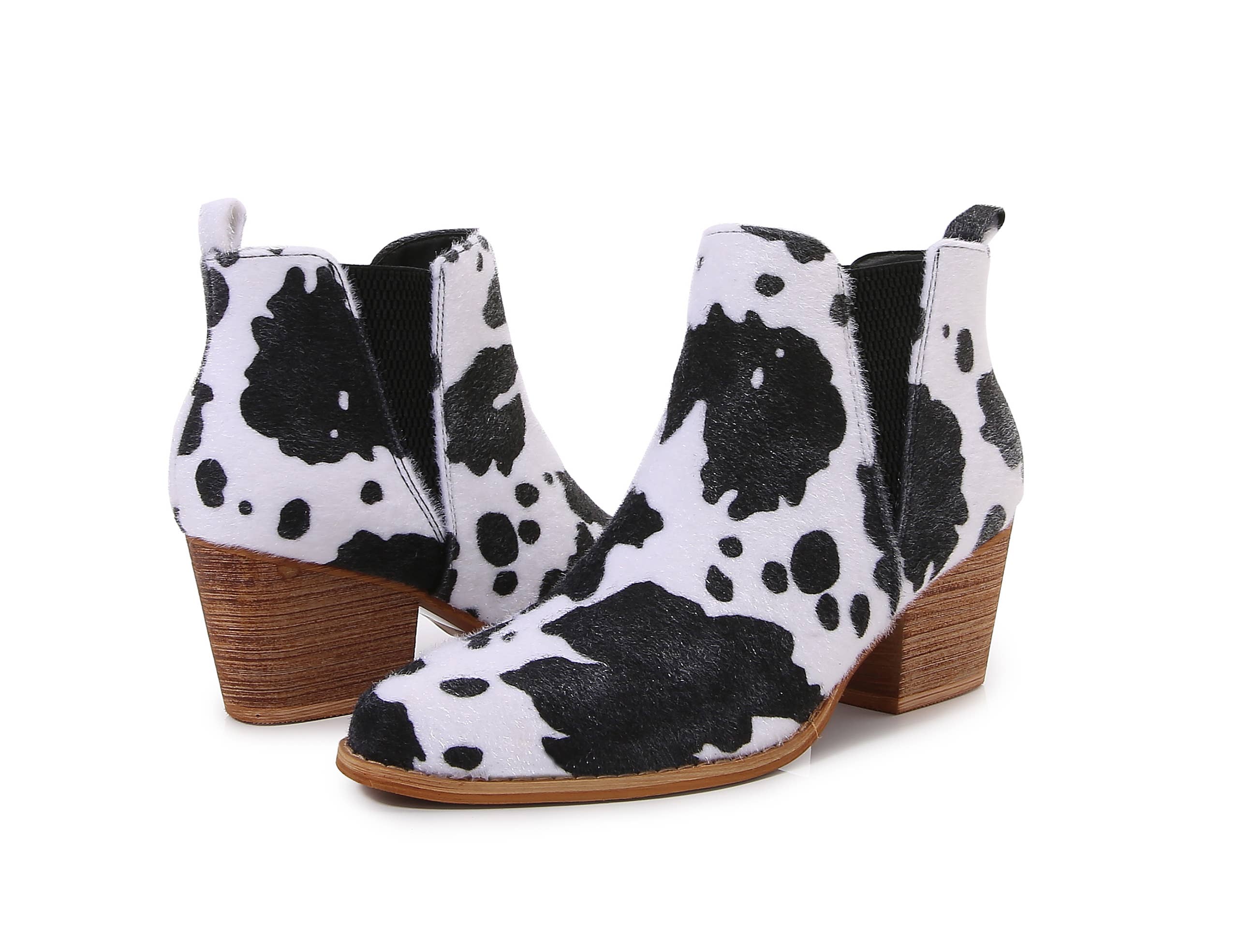 Shop Lev - Wholesale Booties - Women's - [PACK] Women Wooden Heel Slip on Casual Ankle Boots18